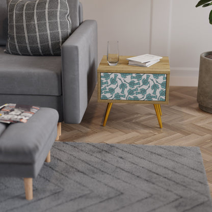 Comodino WATERSPOUT SONGIBIRD in effetto rovere