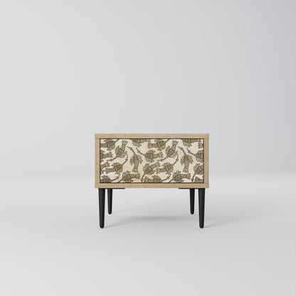 Comodino ALMONDINE SONGBIRD in effetto rovere