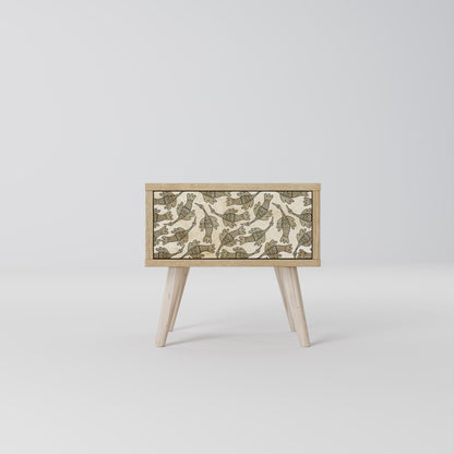 Comodino ALMONDINE SONGBIRD in effetto rovere