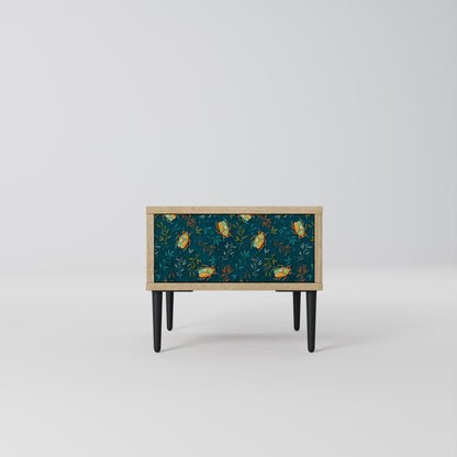Comodino AUTUMN INSETTI in effetto rovere