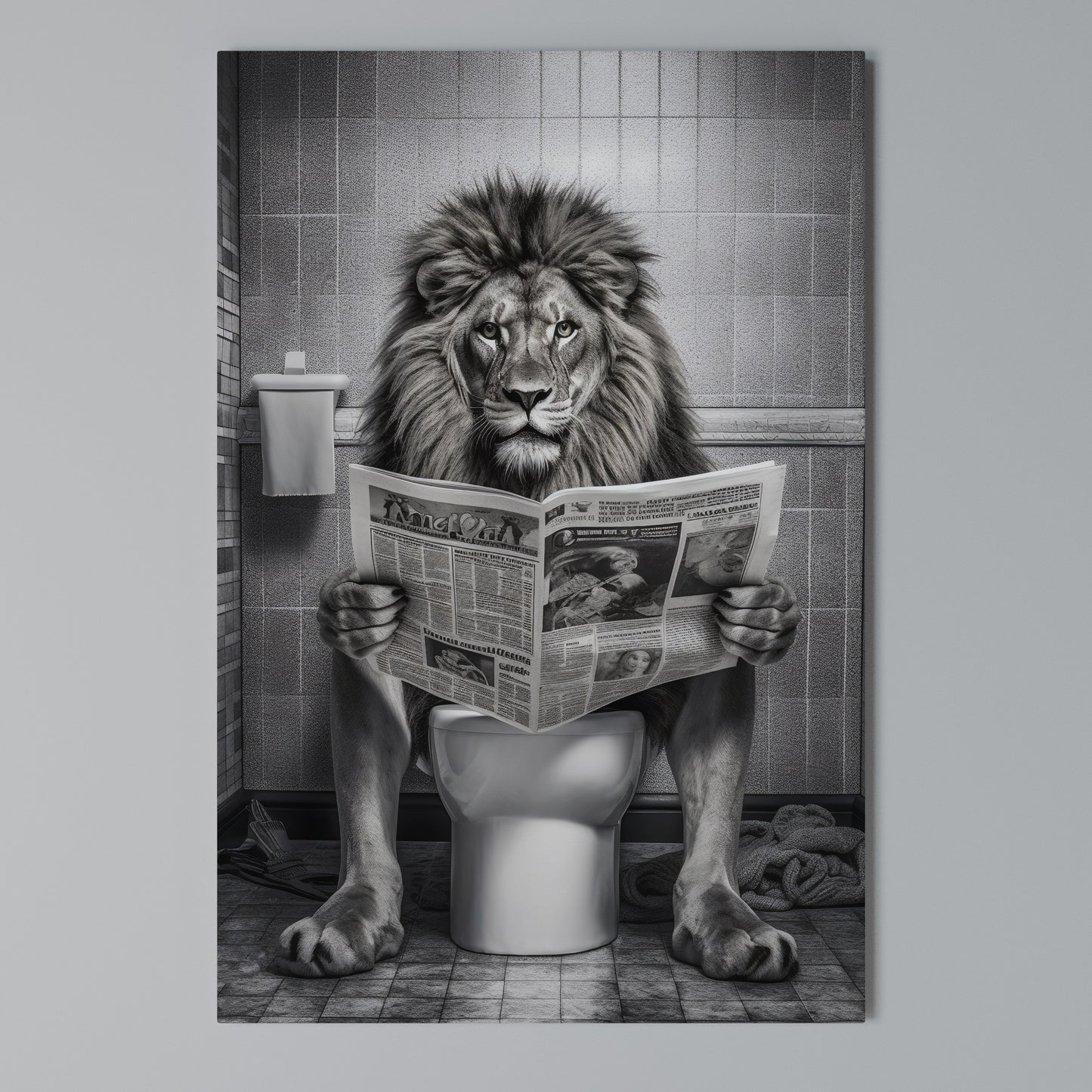 ROAR PRESS REVIEW Stampa su Tela Verticale