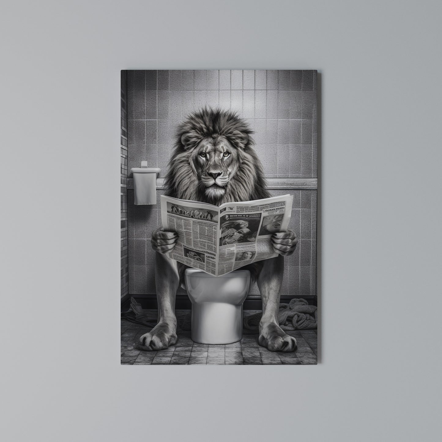 ROAR PRESS REVIEW Stampa su Tela Verticale