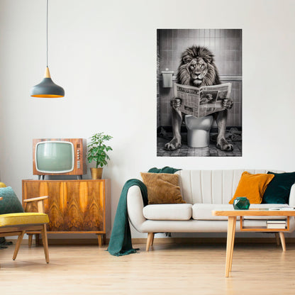 ROAR PRESS REVIEW Poster verticale staccabile e attaccabile