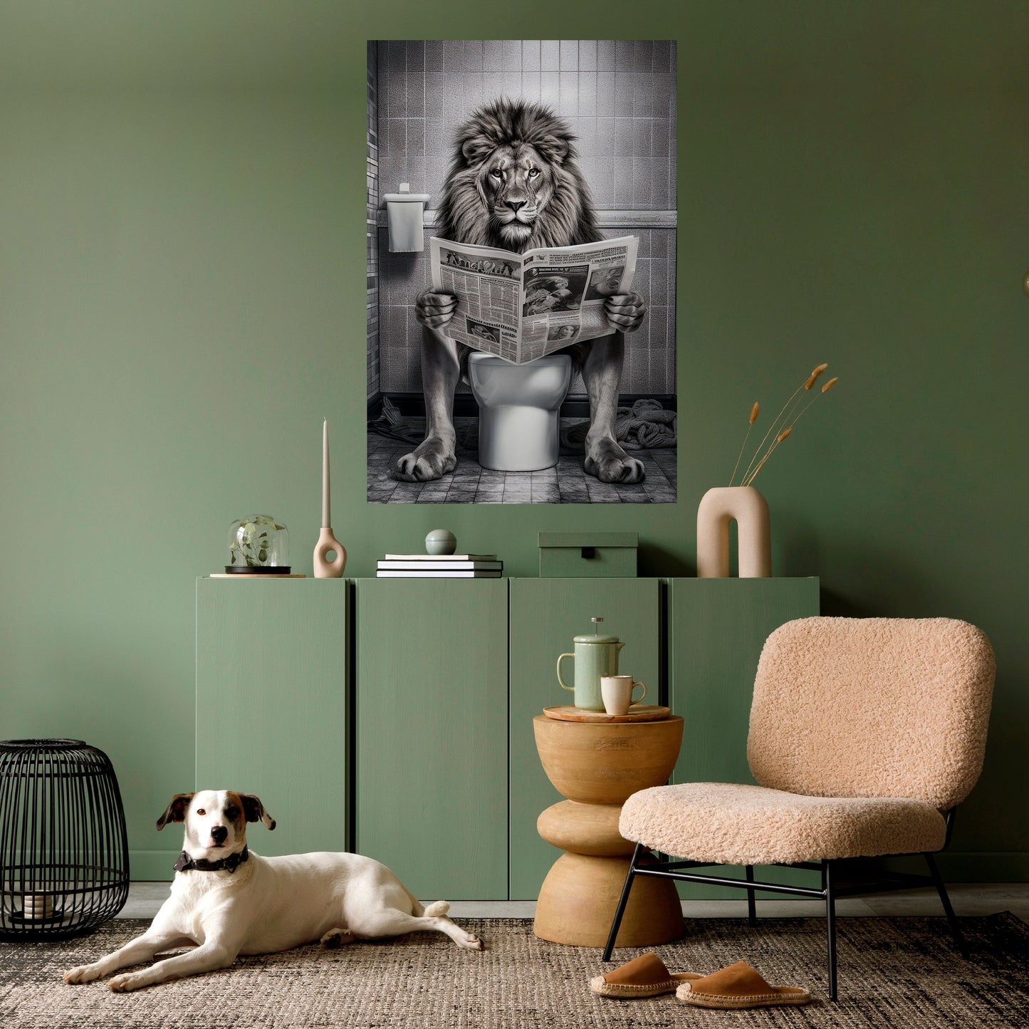ROAR PRESS REVIEW Poster verticale staccabile e attaccabile