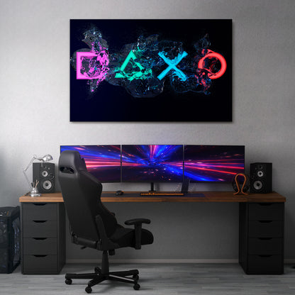 GAMING REVOLT Stampa su tela orizzontale