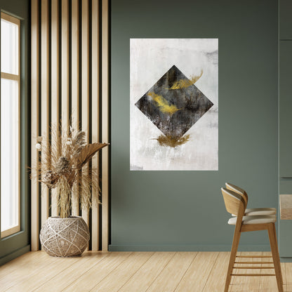 FALLING LIGHTNESS Poster verticale staccabile e attaccabile
