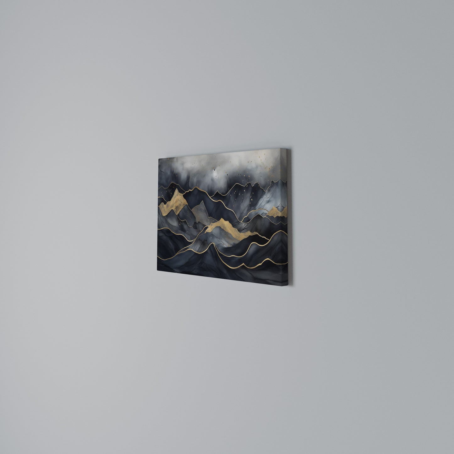 GOLDEN SUMMIT SERENITY Horizontal Canvas Print