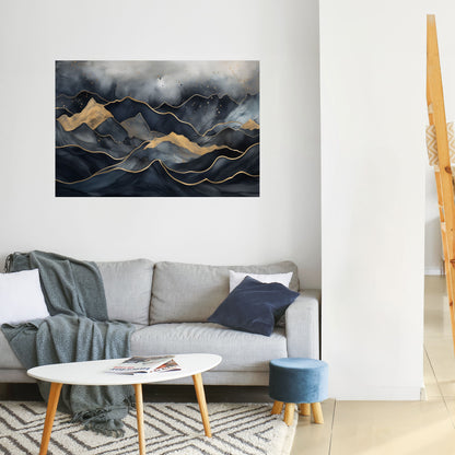 Poster orizzontale GOLDEN SUMMIT SERENITY stacca e attacca