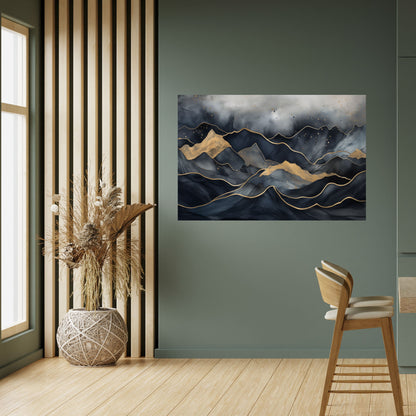 Poster orizzontale GOLDEN SUMMIT SERENITY stacca e attacca