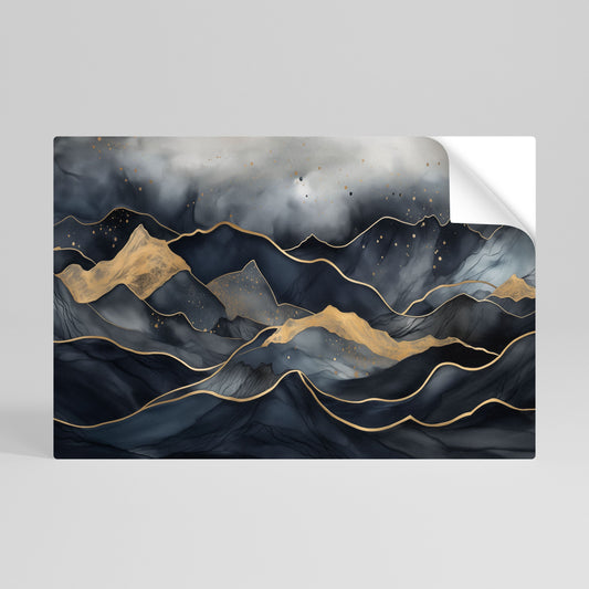 Poster orizzontale GOLDEN SUMMIT SERENITY stacca e attacca