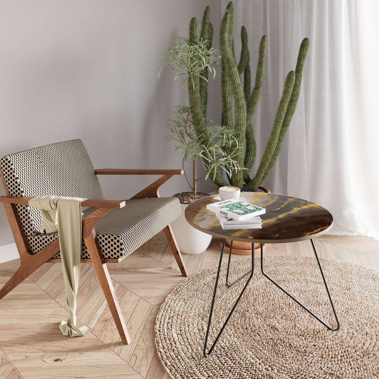 Tavolino da caffè grande MARBLE MIRAGE