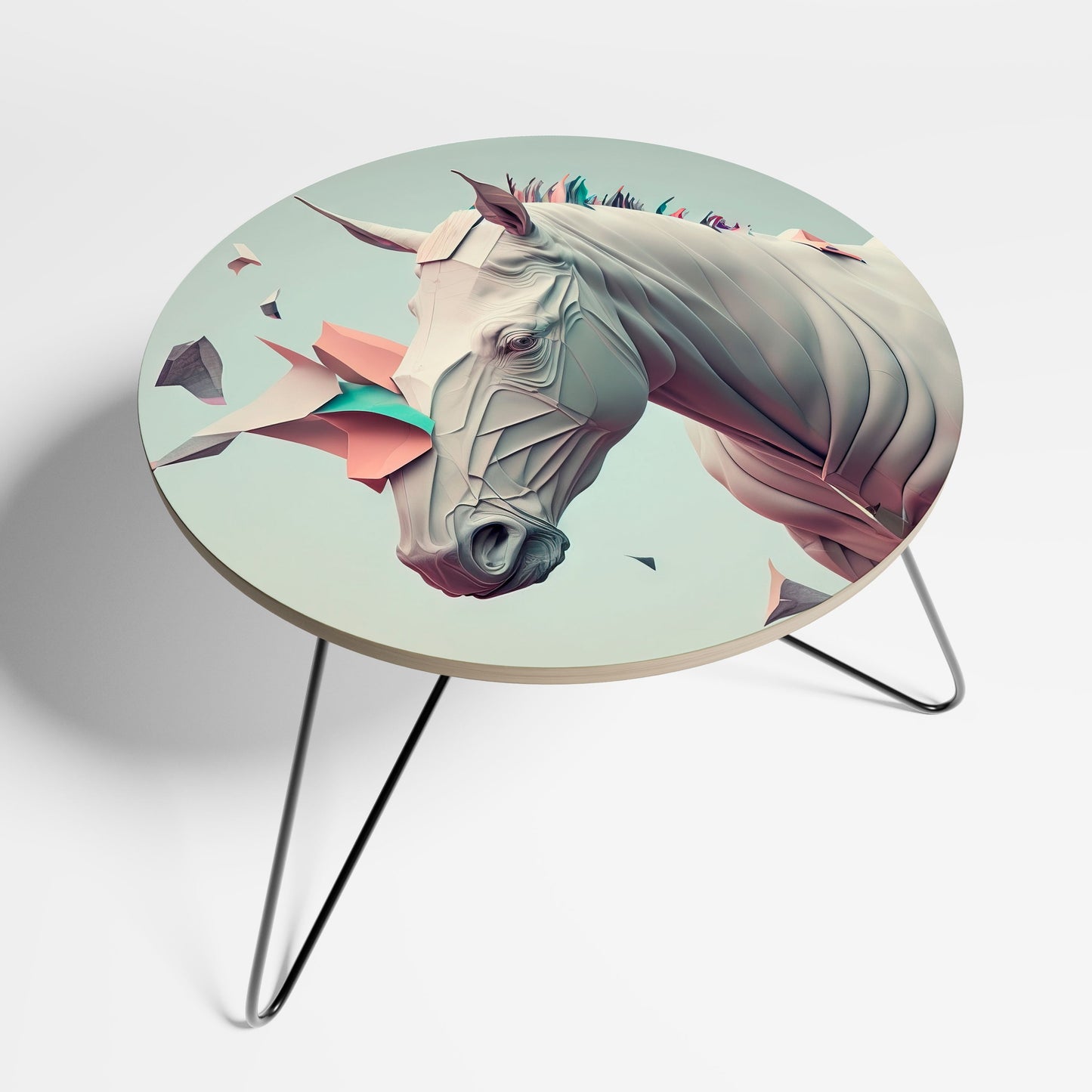FUTURISTIC HORSE Small Coffee Table