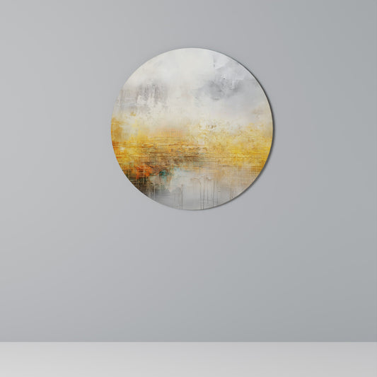 IMPRESSIONAL DAWN Round Wall Art