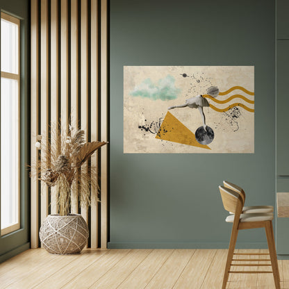 FORME DI BALLERINA Poster orizzontale staccabile e attaccabile