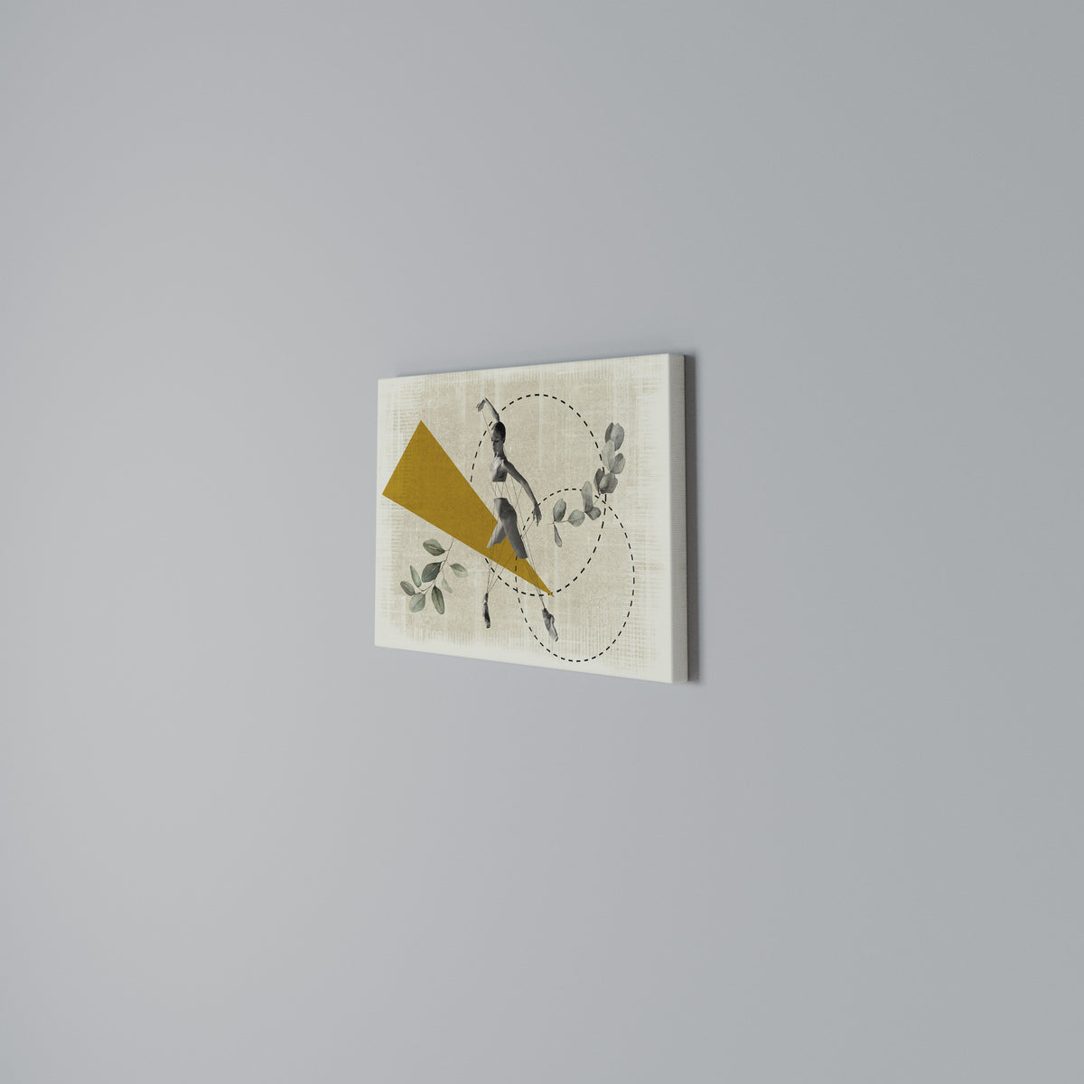 TRIANGLE MOVEMENT Stampa su tela orizzontale