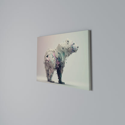 FUTURISTIC BEAR Stampa su tela orizzontale