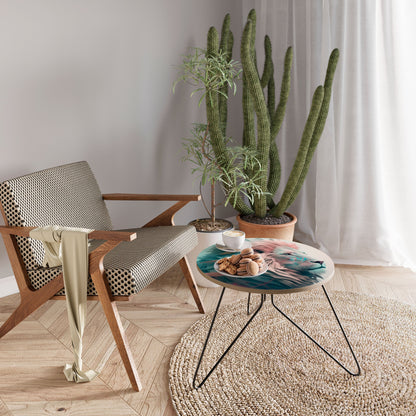 Tavolino da caffè piccolo LUMINOUS LION MAJESTY