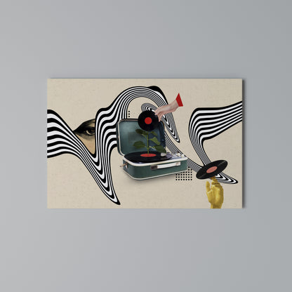 VINYL VARIATION Stampa su tela orizzontale