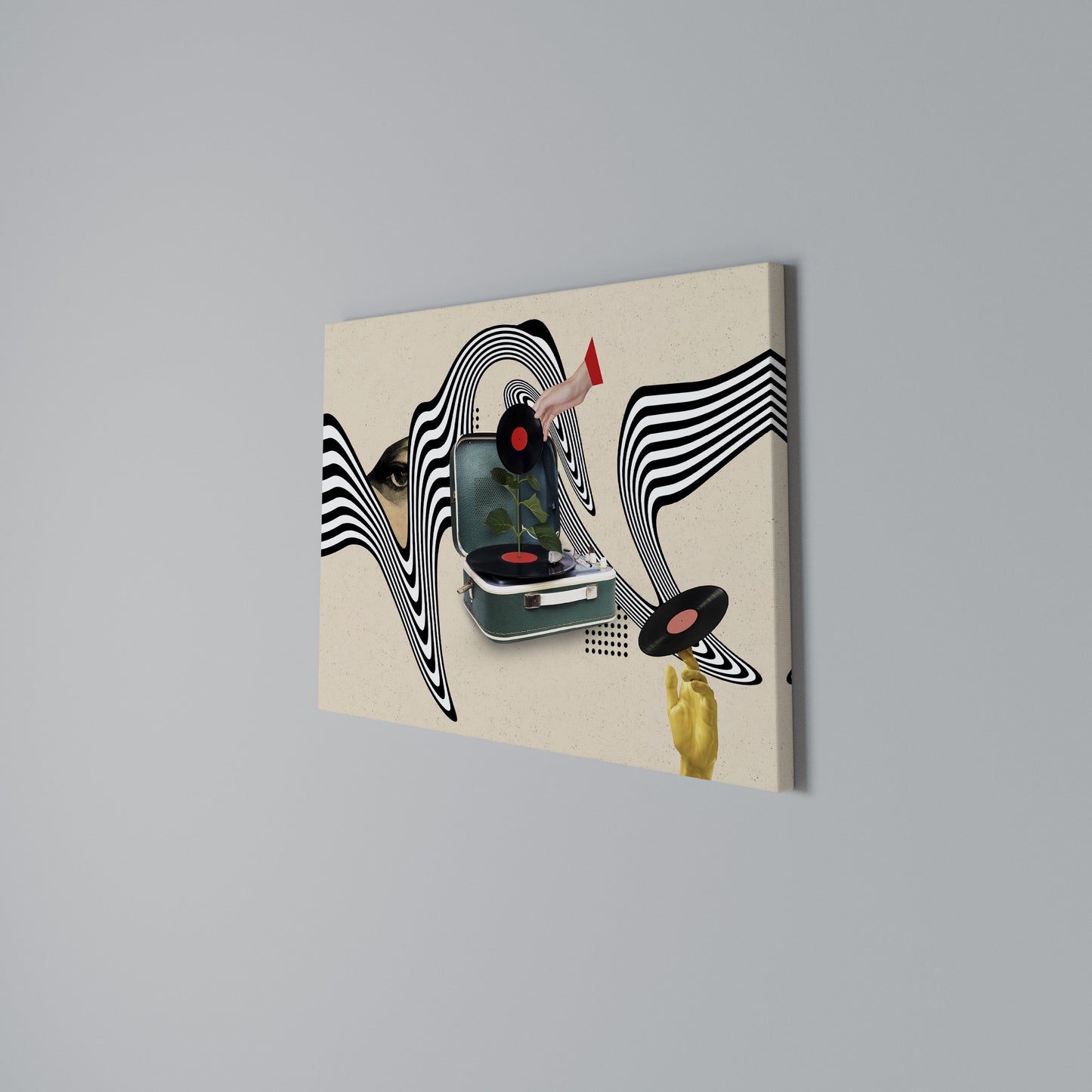 VINYL VARIATION Stampa su tela orizzontale