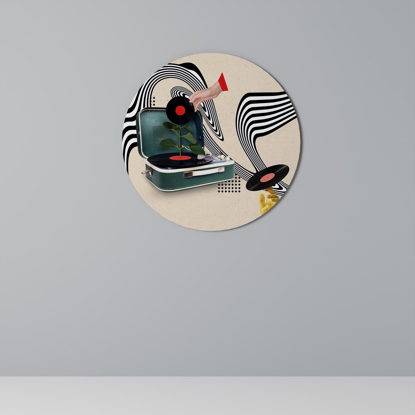 VINYL VARIATION Round Wall Art