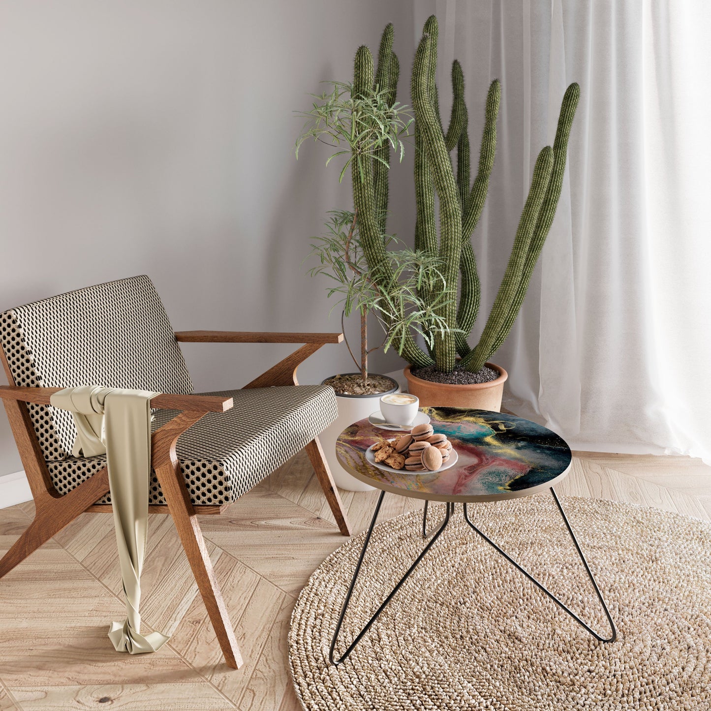 EARTHY MARBLE Small Coffee Table