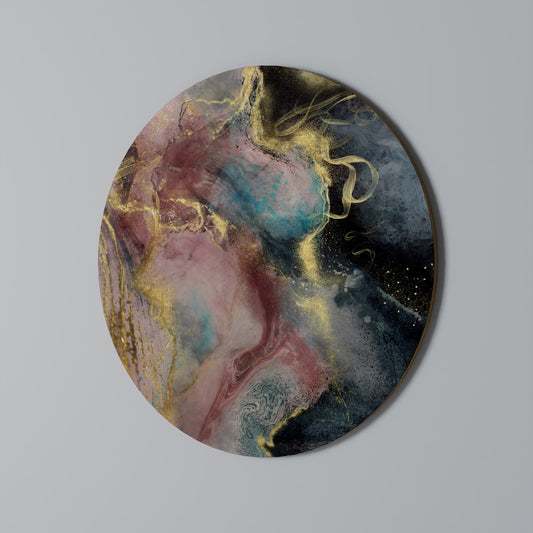 Arte murale rotonda EARTHY MARBLE