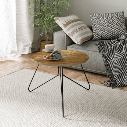 GILDED LEAF CASCADE Coffee Table 60