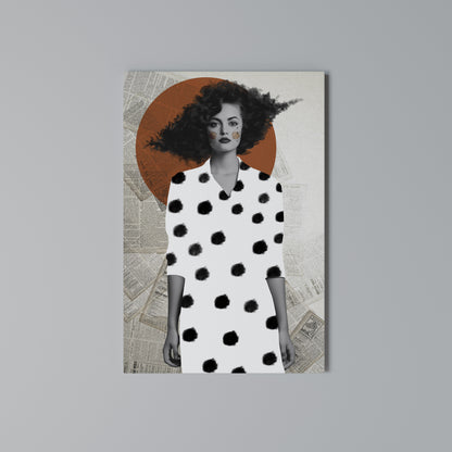 CLASSIC COOL DOTS Stampa su Tela Verticale