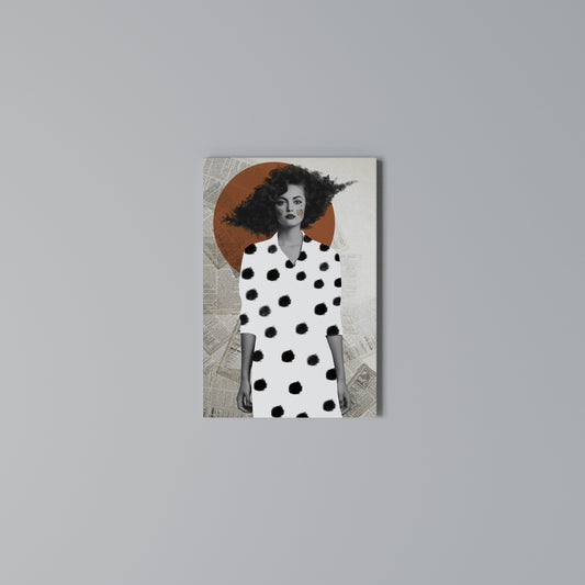 CLASSIC COOL DOTS Stampa su Tela Verticale