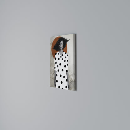 CLASSIC COOL DOTS Stampa su Tela Verticale