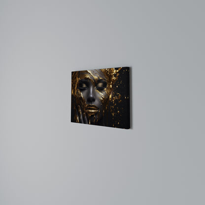GOLDEN GODDESS Stampa su tela orizzontale