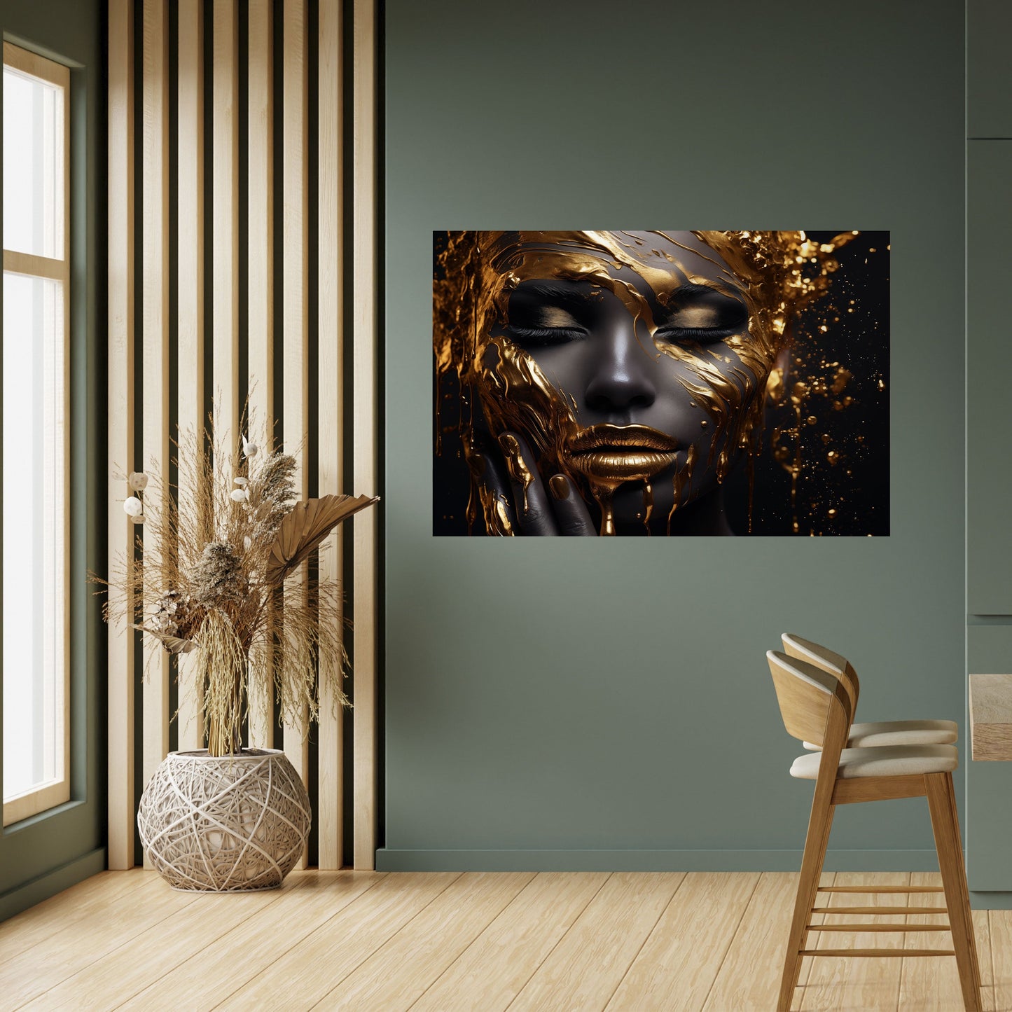 Poster orizzontale staccabile e attaccabile GOLDEN GODDESS