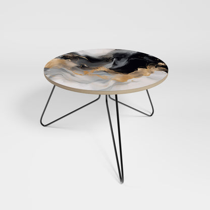 BLACK AND WHITE CONFLUENCE Small Coffee Table