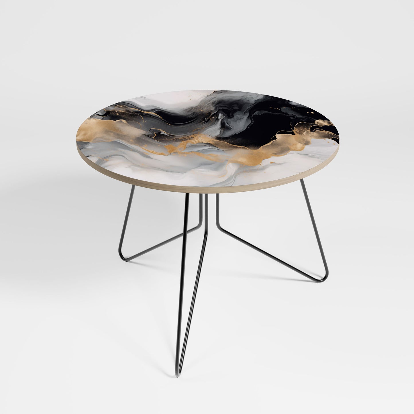 BLACK AND WHITE CONFLUENCE Large Coffee Table