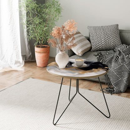 BLACK AND WHITE CONFLUENCE Large Coffee Table