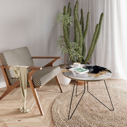 BLACK AND WHITE CONFLUENCE Large Coffee Table