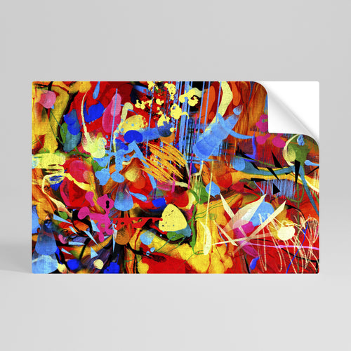 ABSTRACT RHAPSODY Poster Orizzontale Adesivo