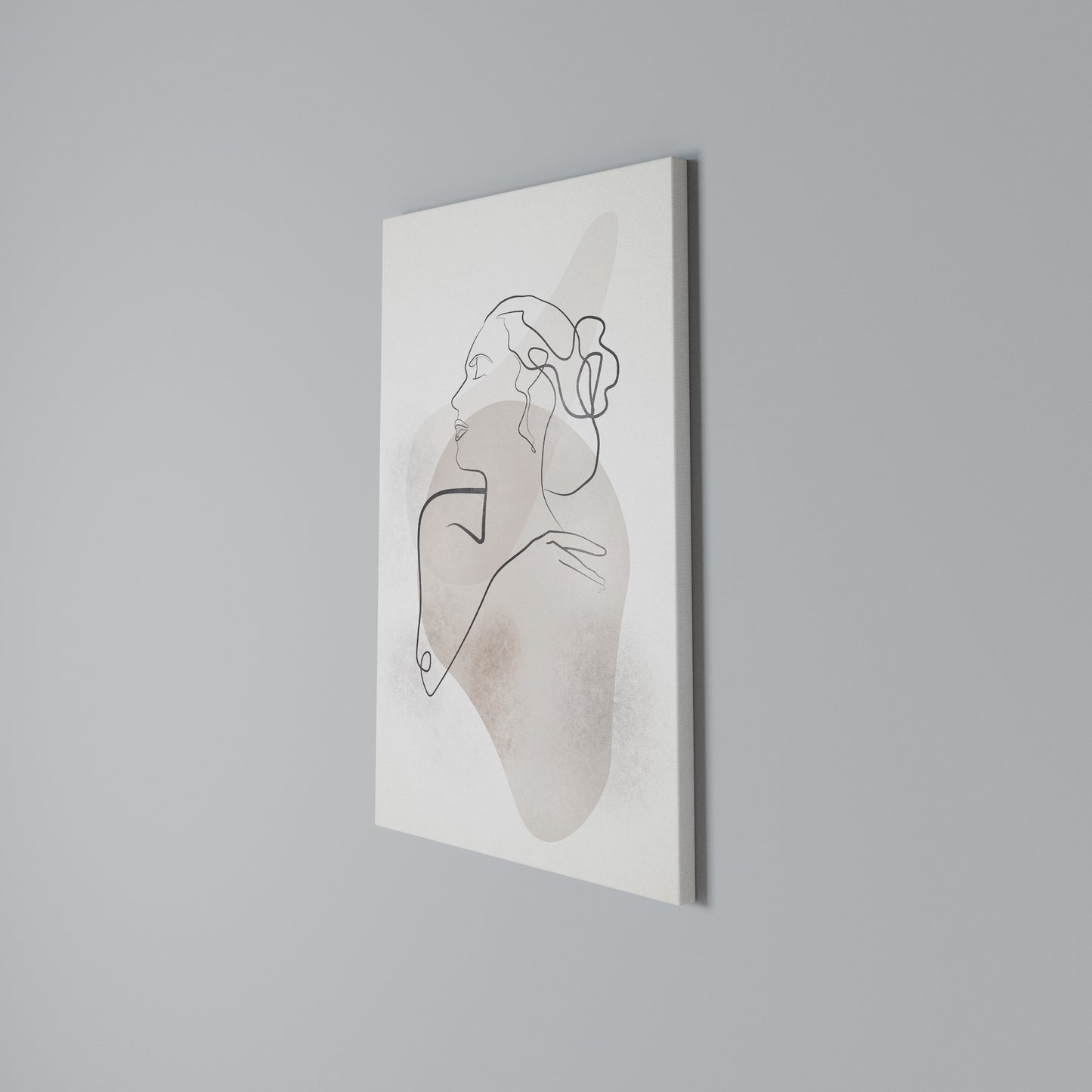 GRACEFUL LINES Vertical Canvas Print