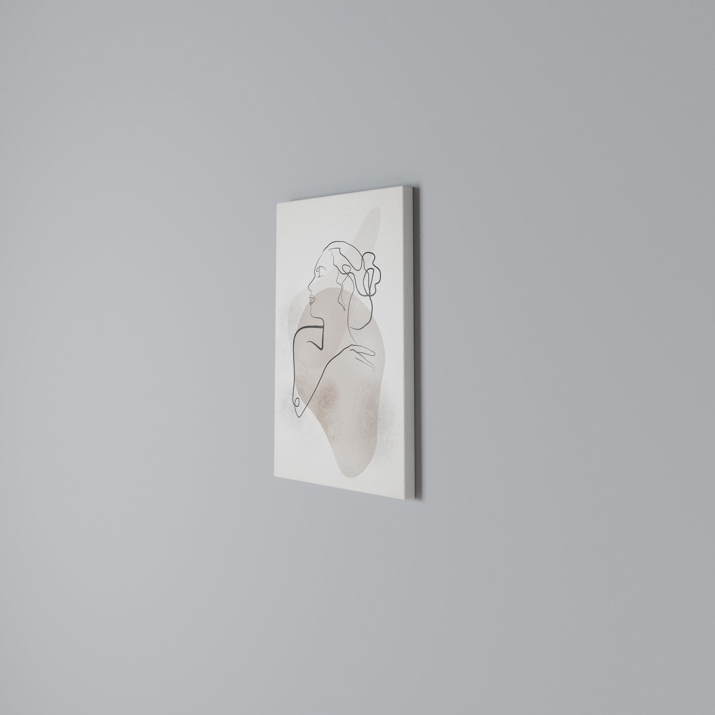 GRACEFUL LINES Vertical Canvas Print