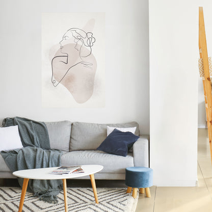 Poster verticale staccabile e attaccabile GRACEFUL LINES