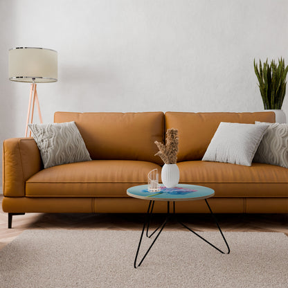 MISTY BLUE EXPLOSION Coffee Table 60