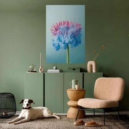 Poster verticale staccabile e attaccabile MISTY BLUE EXPLOSION