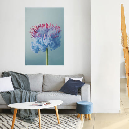 Poster verticale staccabile e attaccabile MISTY BLUE EXPLOSION