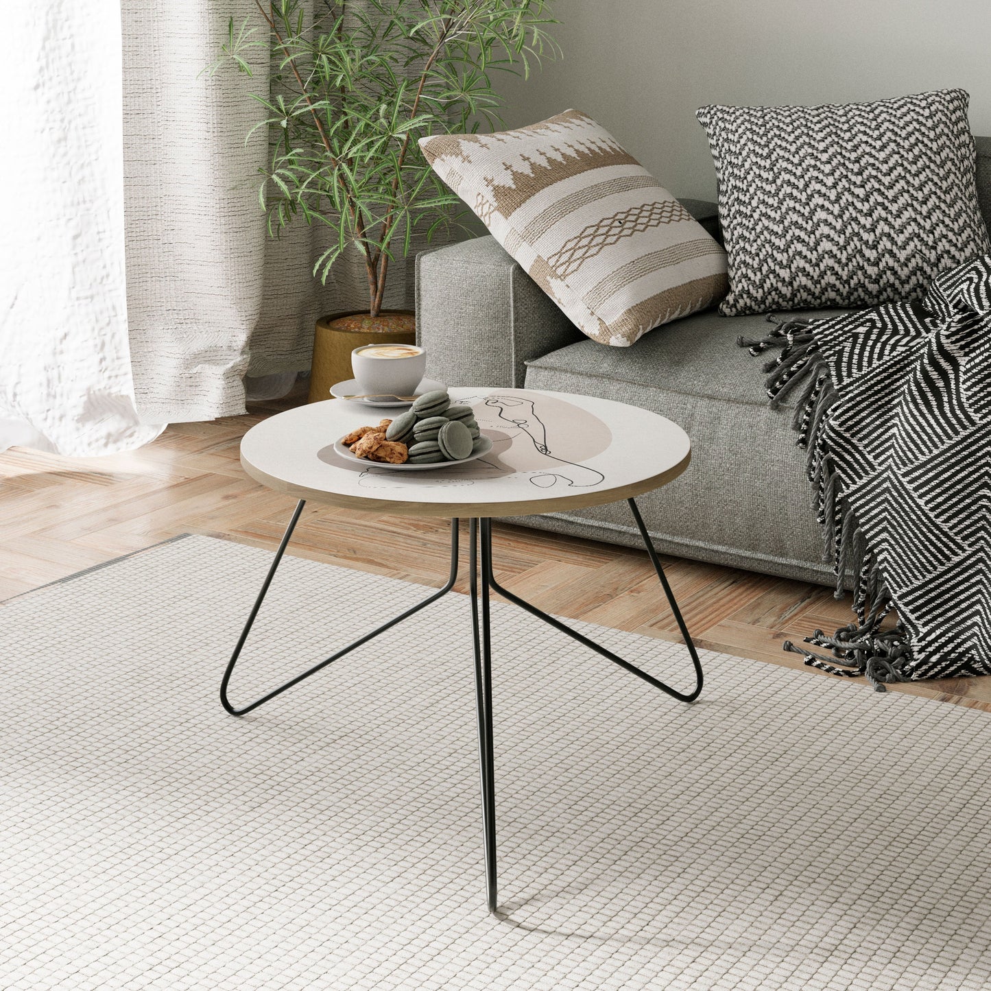 Tavolino da caffè piccolo CONTOURS OF BEAUTY