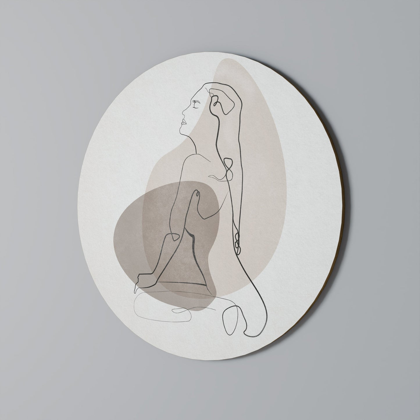 CONTORNI DI BELLEZZA Arte murale rotonda