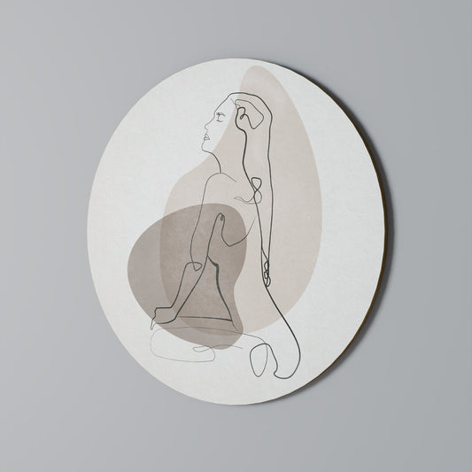 CONTORNI DI BELLEZZA Arte murale rotonda