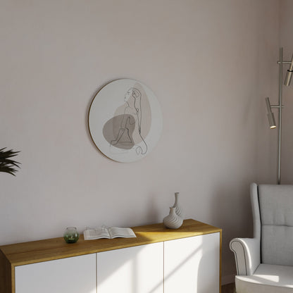 CONTORNI DI BELLEZZA Arte murale rotonda