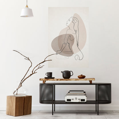 Poster verticale staccabile e attaccabile CONTORNI DI BELLEZZA
