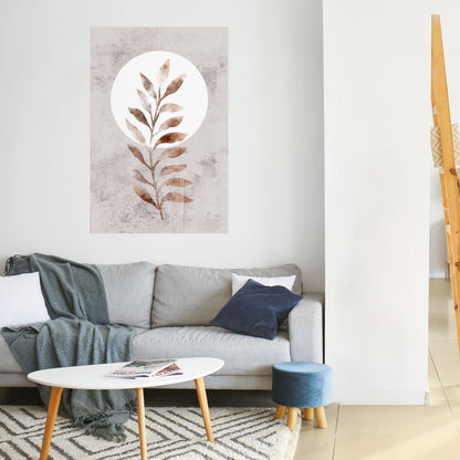 LEAF RADIANCE Poster verticale staccabile e attaccabile