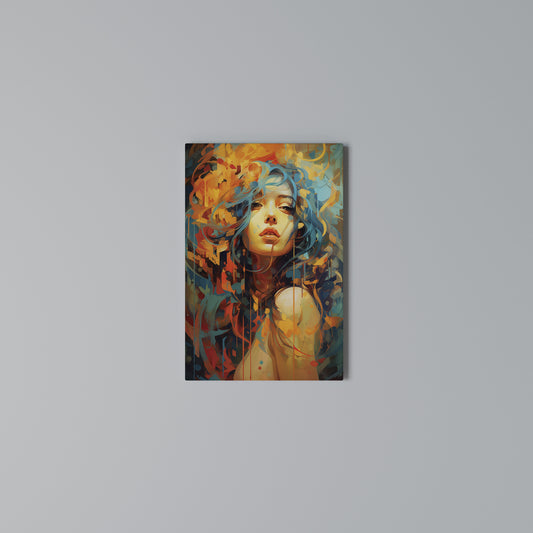 RAINBOW MUSE Stampa su Tela Verticale